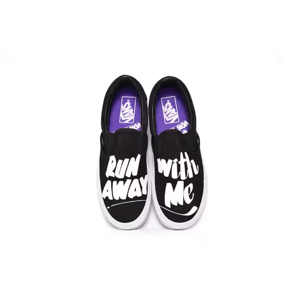 NWT Vans Vans x Baron Von Fancy – Collection Slip On run away with me size 7